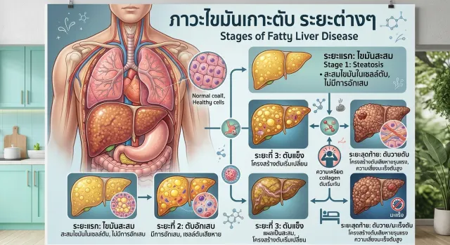 ไขมันเกาะตับ เกิดจากอะไร? รู้ทันสาเหตุหลัก สัญญาณเตือน และวิธีดูแลให้ตับกลับมาแข็งแรง