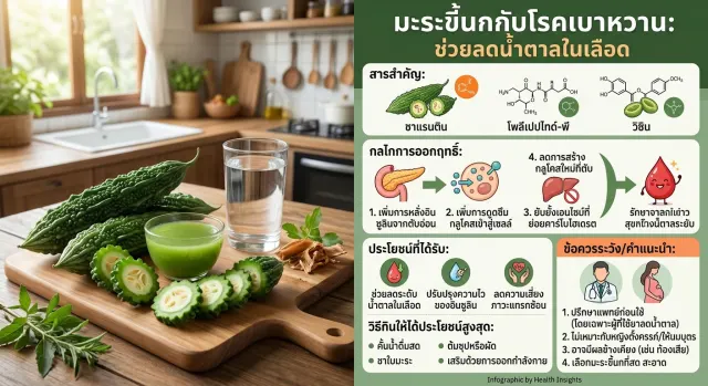 มะระขี้นกกับโรคเบาหวาน: ช่วยลดน้ำตาลในเลือดได้จริงไหม?
